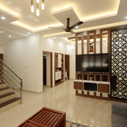 Complete Design & Build – Turnkey Interior Residence – Mr. Mathew Changanacherry, Kerala